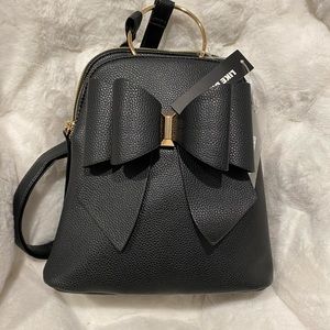 "LIKE DREAMS" Black Backpack